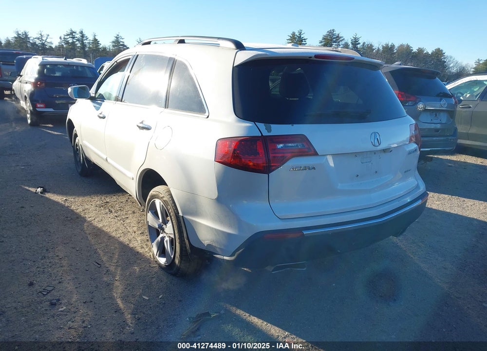 2012 ACURA MDX TECHNOLOGY PACKAGE VIN: 2HNYD2H31CH507954