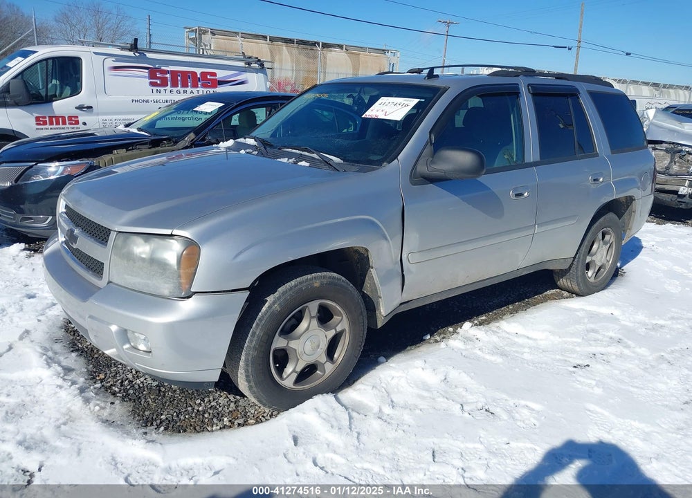 2008 CHEVROLET TRAILBLAZER LT VIN: 1GNDT13S582247663