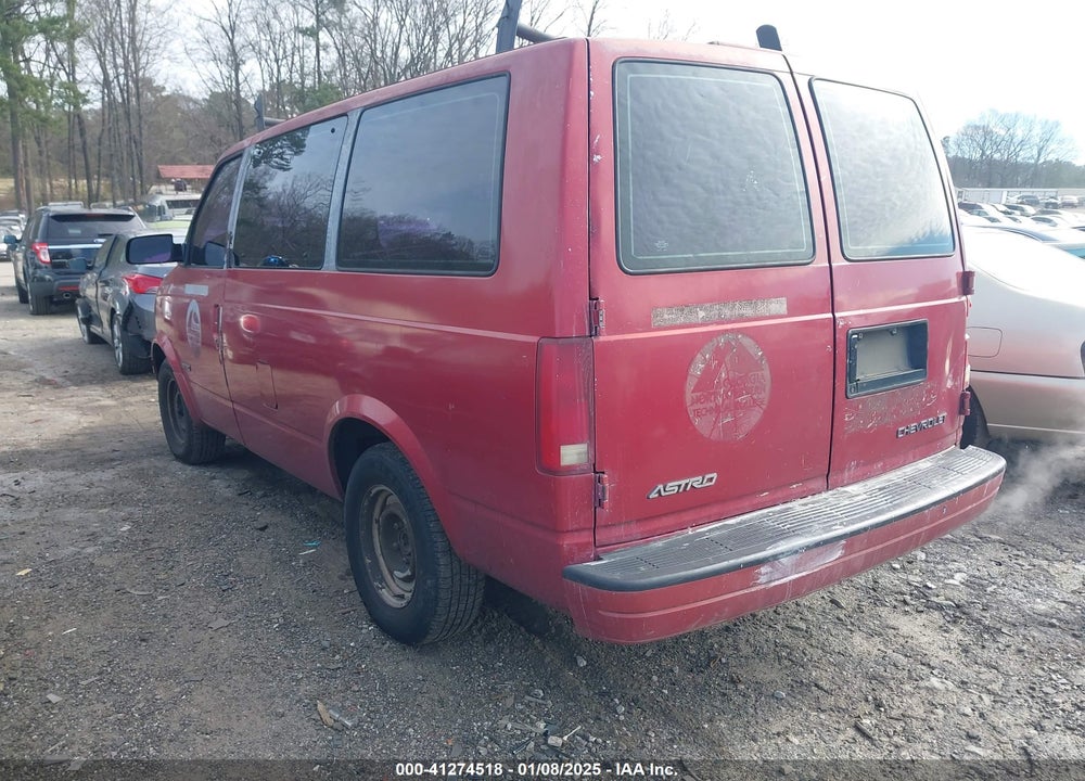 1999 CHEVROLET ASTRO VIN: 1GNDM19W7XB178691