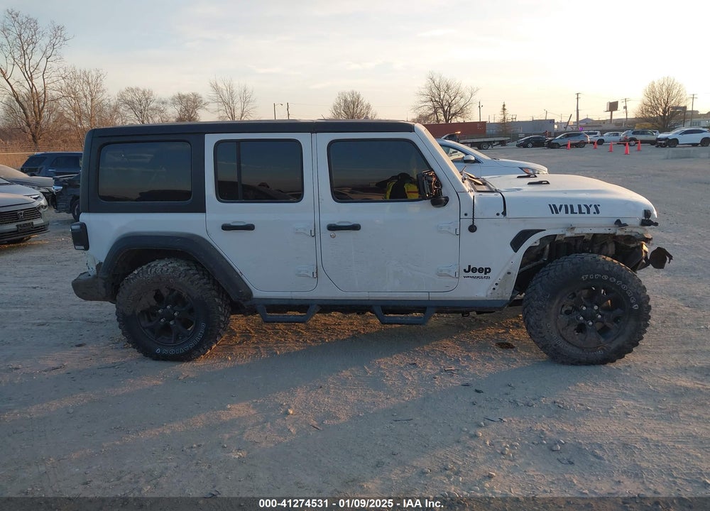 2020 JEEP WRANGLER UNLIMITED WILLYS 4X4 VIN: 1C4HJXDG4LW316857