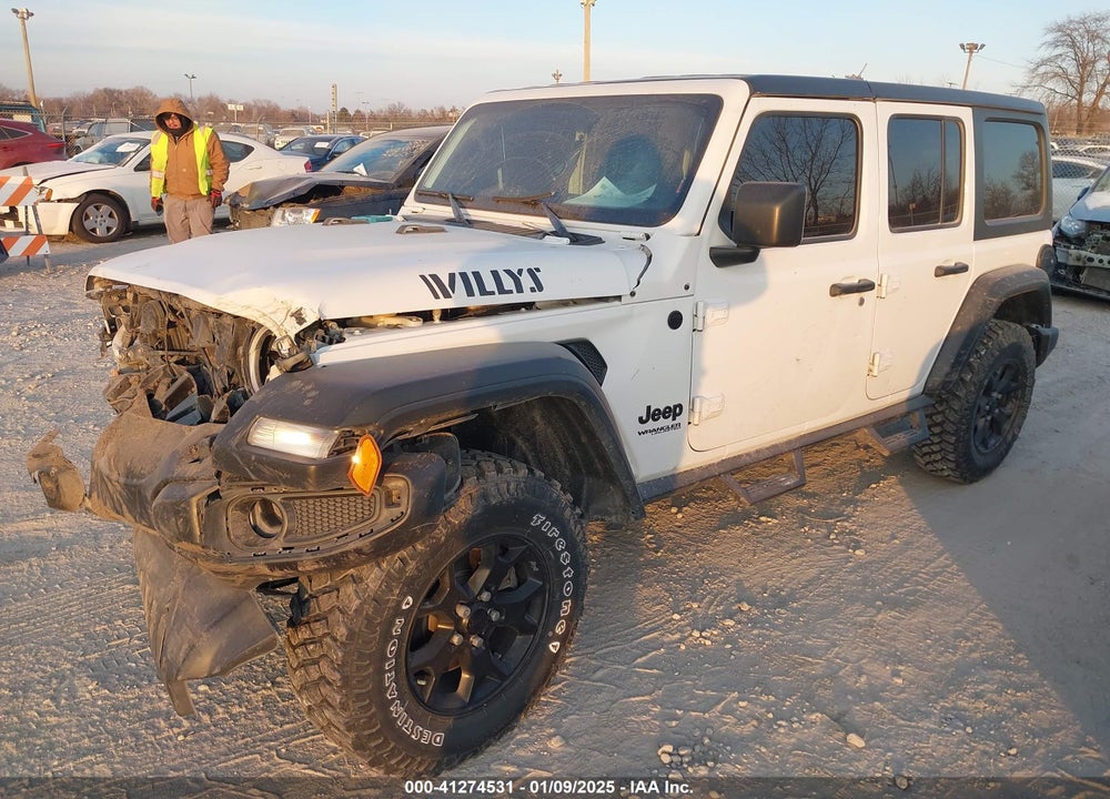 2020 JEEP WRANGLER UNLIMITED WILLYS 4X4 VIN: 1C4HJXDG4LW316857