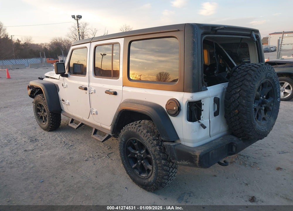 2020 JEEP WRANGLER UNLIMITED WILLYS 4X4 VIN: 1C4HJXDG4LW316857