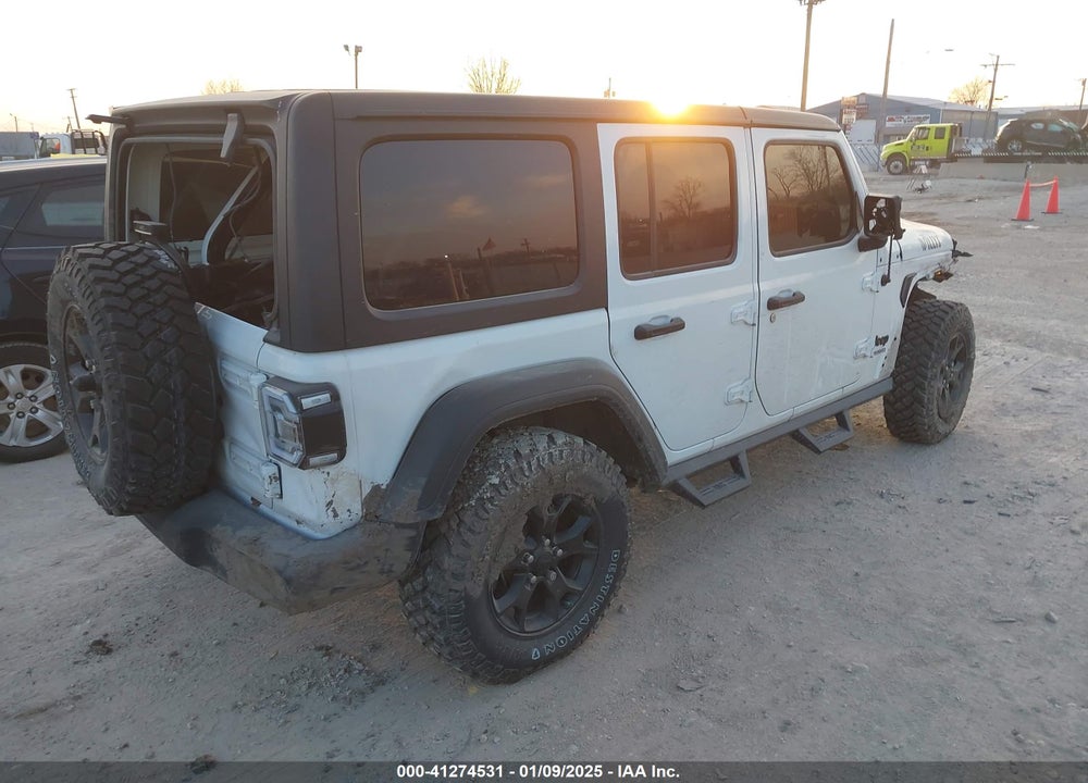2020 JEEP WRANGLER UNLIMITED WILLYS 4X4 VIN: 1C4HJXDG4LW316857