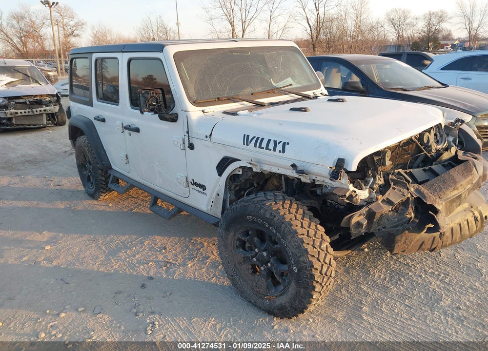 2020 JEEP WRANGLER UNLIMITED WILLYS 4X4 VIN: 1C4HJXDG4LW316857