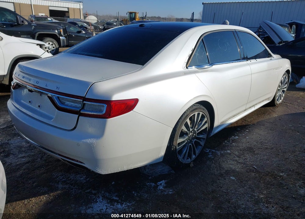 2017 LINCOLN CONTINENTAL VIN: 1LN6L9RP4H5609432