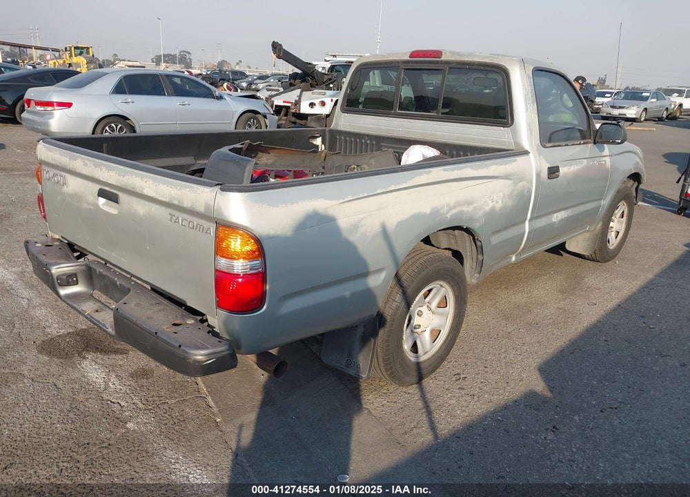 2002 TOYOTA TACOMA VIN: 5TENL42N52Z019630