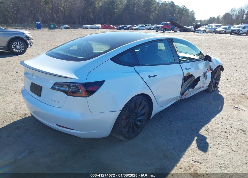 2021 TESLA MODEL 3 PERFORMANCE DUAL MOTOR ALL-WHEEL DRIVE VIN: 5YJ3E1EC7MF044401