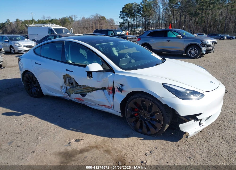 2021 TESLA MODEL 3 PERFORMANCE DUAL MOTOR ALL-WHEEL DRIVE VIN: 5YJ3E1EC7MF044401