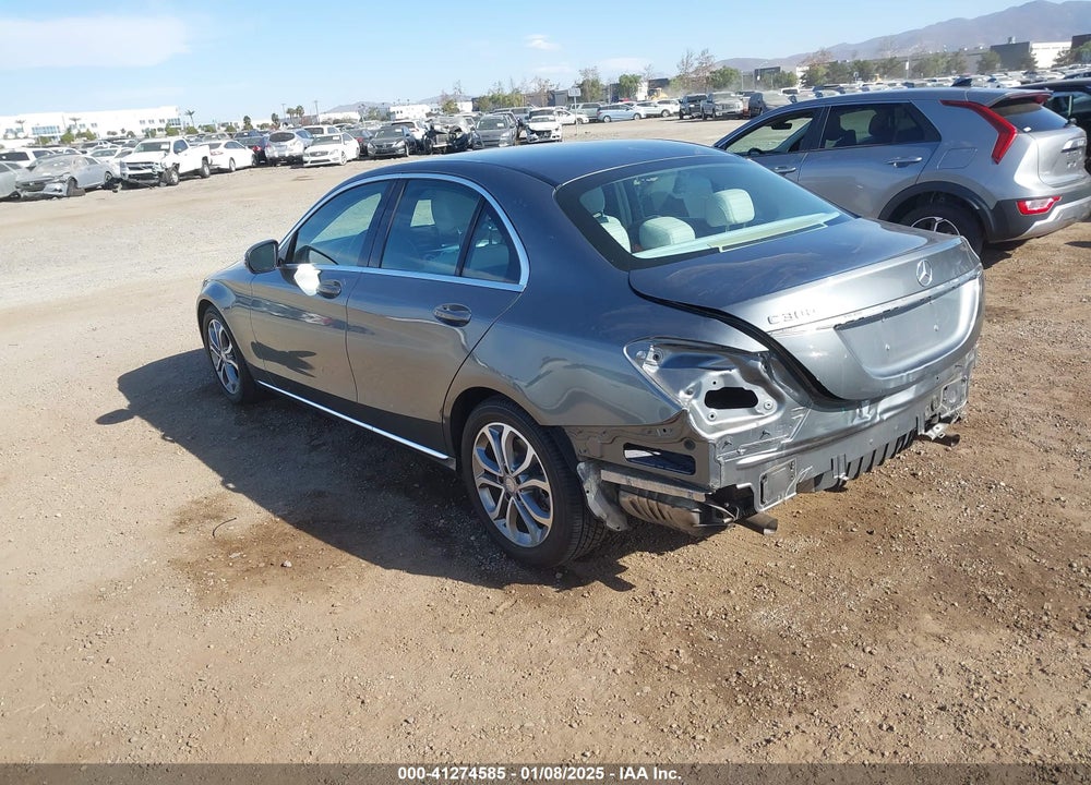 2017 MERCEDES-BENZ C 300 LUXURY/SPORT VIN: 55SWF4JBXHU204350