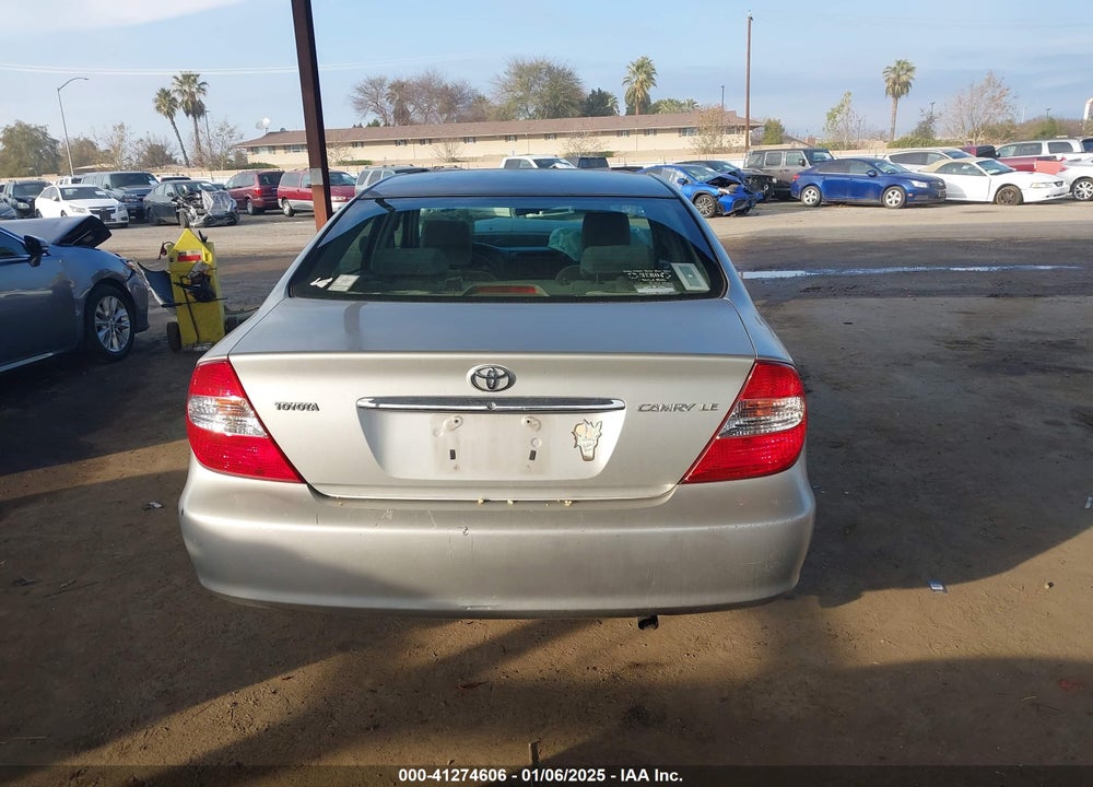 2002 TOYOTA CAMRY LE VIN: 4T1BE32K12U088686