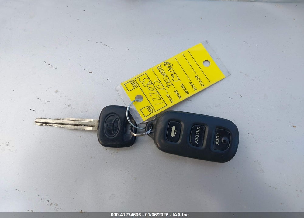 2002 TOYOTA CAMRY LE VIN: 4T1BE32K12U088686