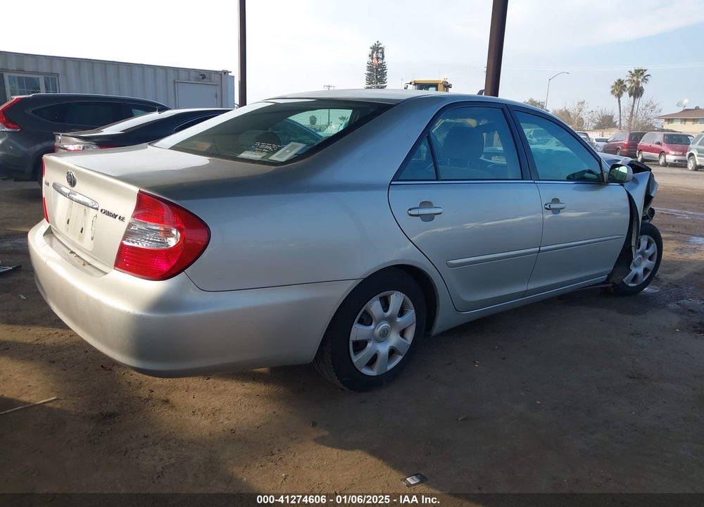 2002 TOYOTA CAMRY LE VIN: 4T1BE32K12U088686
