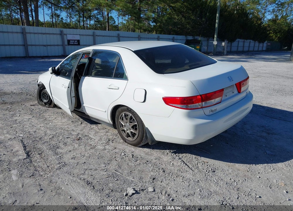 2003 HONDA ACCORD 2.4 LX VIN: 1HGCM563X3A116743