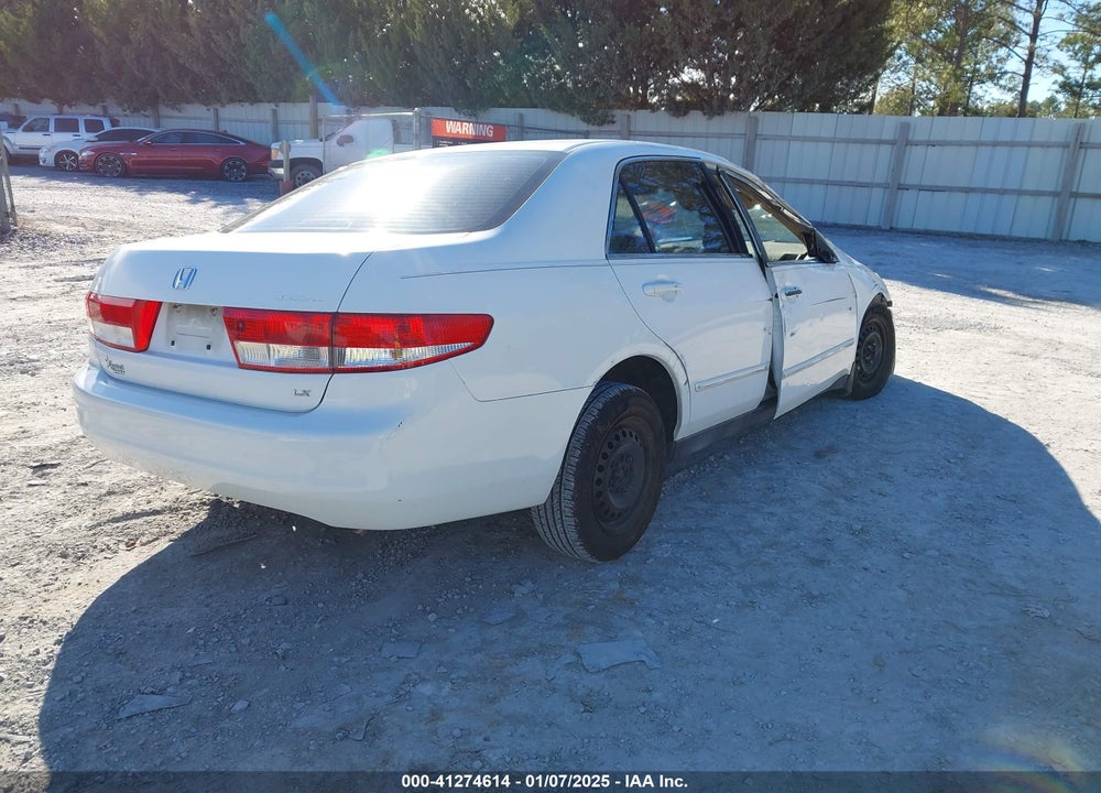 2003 HONDA ACCORD 2.4 LX VIN: 1HGCM563X3A116743