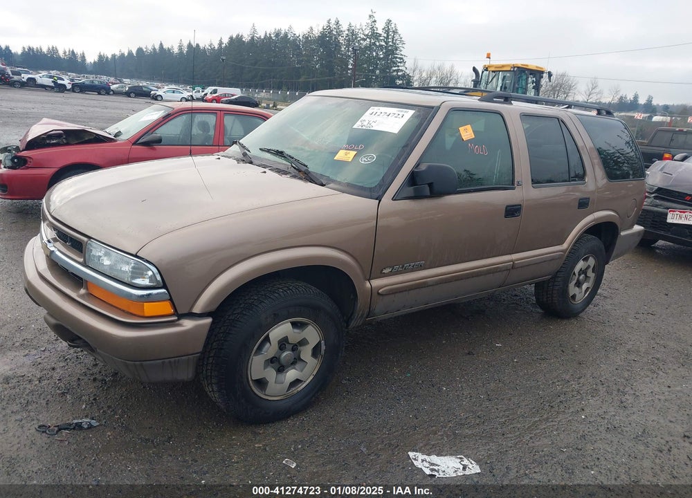 2003 CHEVROLET BLAZER LS VIN: 1GNDT13X33K121158