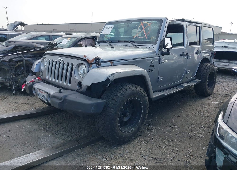 2017 JEEP WRANGLER UNLIMITED SAHARA 4X4 VIN: 1C4BJWEG7HL583465