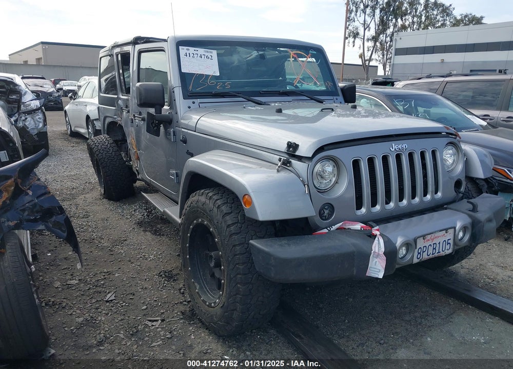 2017 JEEP WRANGLER UNLIMITED SAHARA 4X4 VIN: 1C4BJWEG7HL583465