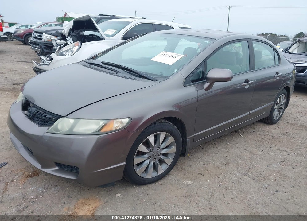 2009 HONDA CIVIC VIN: 19XFA16849E017804