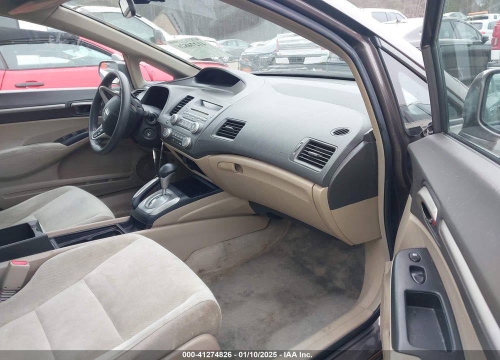 2009 HONDA CIVIC VIN: 19XFA16849E017804