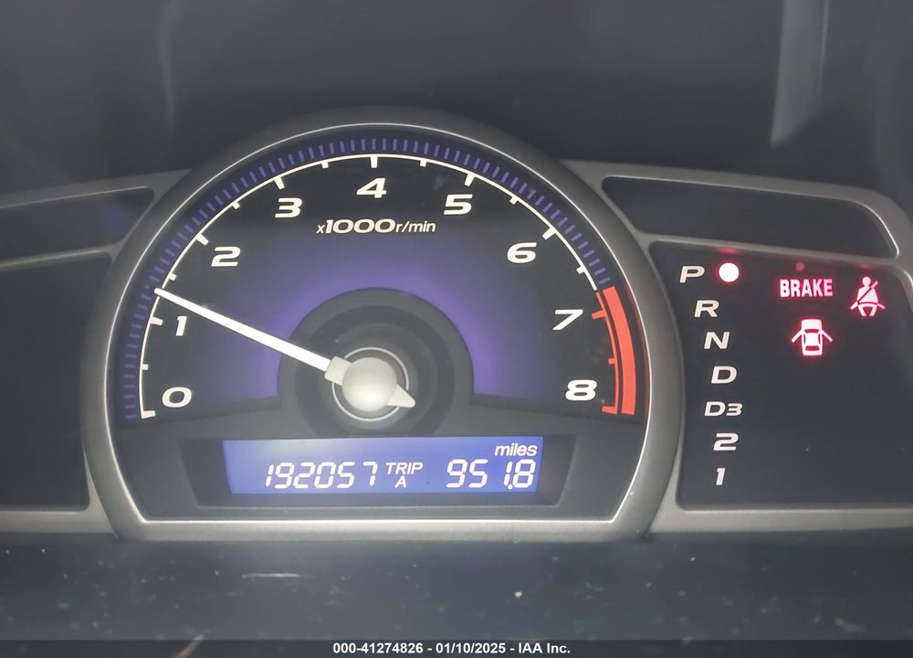2009 HONDA CIVIC VIN: 19XFA16849E017804