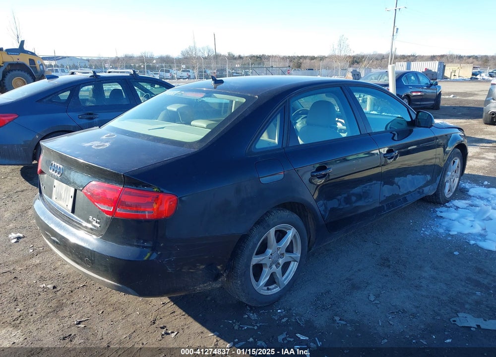 2009 AUDI A4 2.0T PREMIUM VIN: WAULF78K59N011759