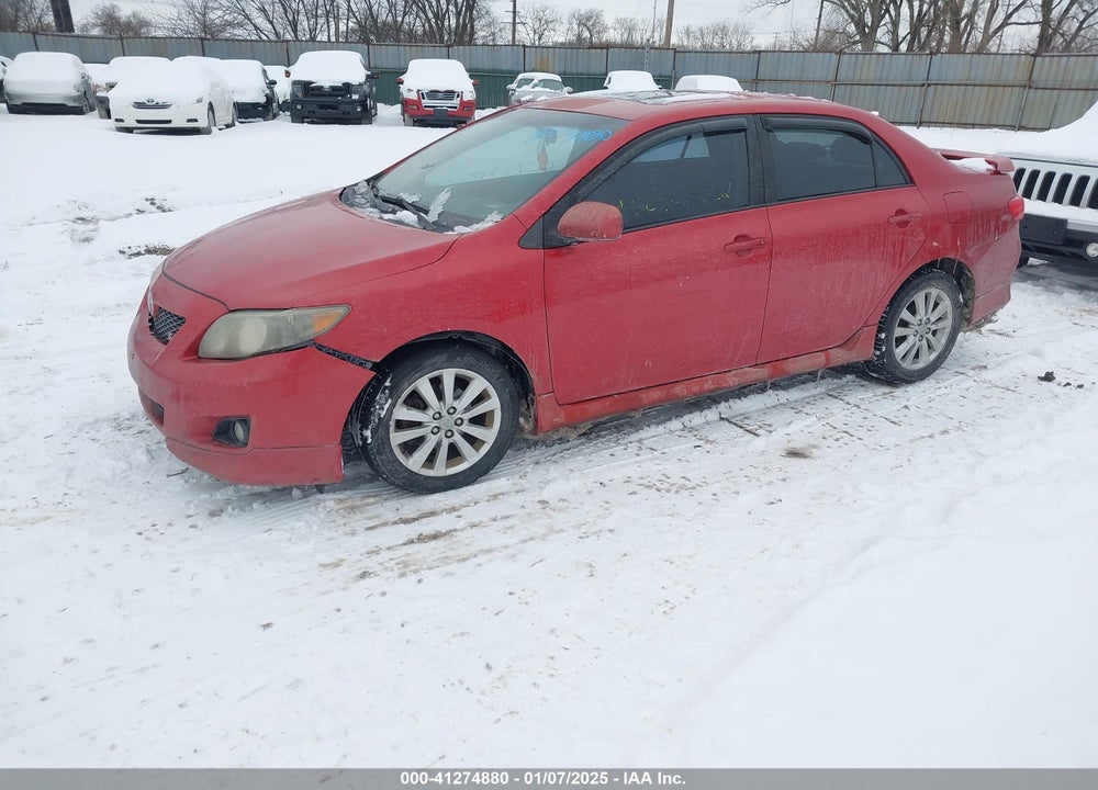2009 TOYOTA COROLLA VIN: 2T1BU40E89C035940