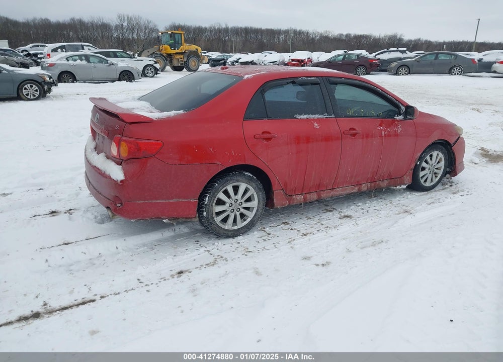 2009 TOYOTA COROLLA VIN: 2T1BU40E89C035940