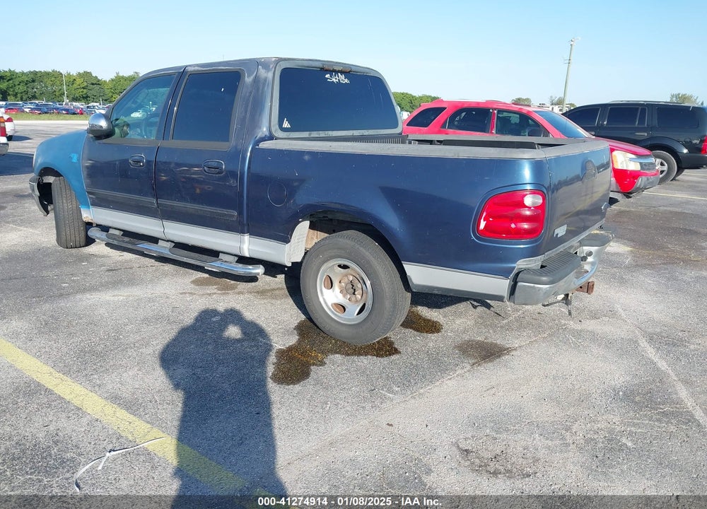 2002 FORD F-150 LARIAT/XLT VIN: 1FTRW07L82KD05954