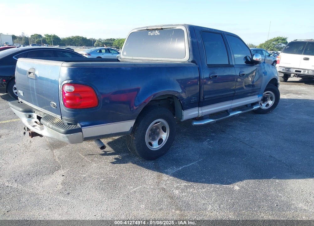 2002 FORD F-150 LARIAT/XLT VIN: 1FTRW07L82KD05954