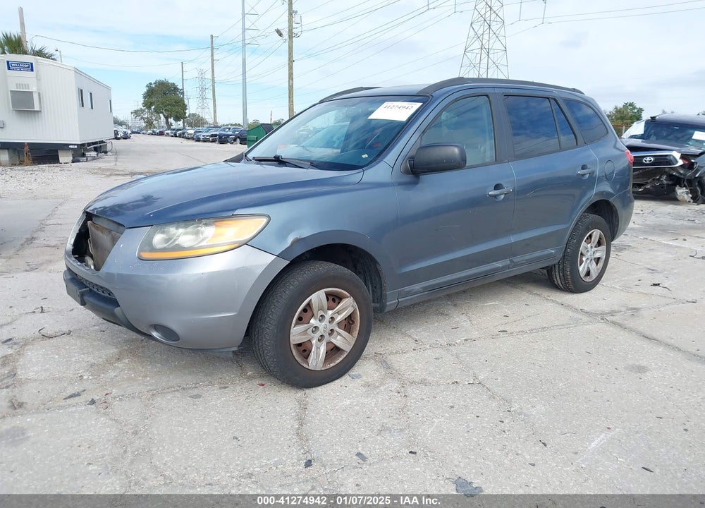 2009 HYUNDAI SANTA FE GLS VIN: 5NMSG13D69H327007