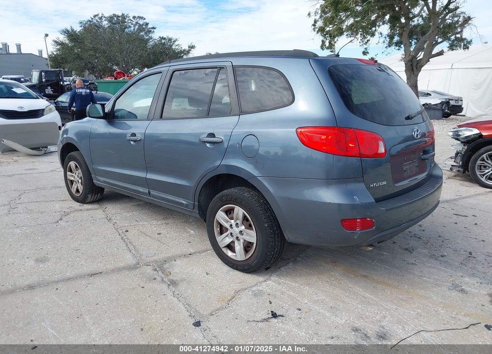 2009 HYUNDAI SANTA FE GLS VIN: 5NMSG13D69H327007