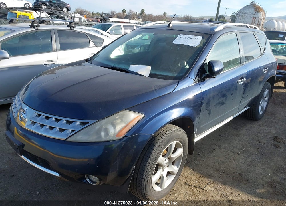2007 NISSAN MURANO SE VIN: JN8AZ08W97W633255