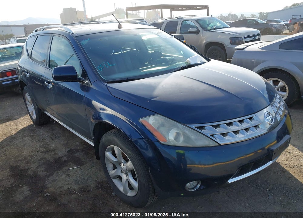2007 NISSAN MURANO SE VIN: JN8AZ08W97W633255