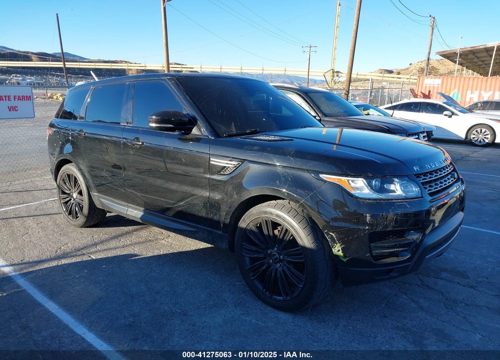 2014 LAND ROVER RANGE ROVER SPORT 3.0L V6 SUPERCHARGED HSE/3.0L V6 SUPERCHARGED SE VIN: SALWG2WFXEA396252