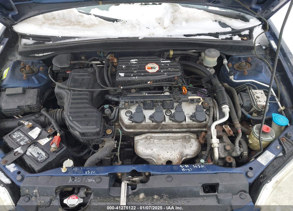 2002 HONDA CIVIC EX VIN: 1HGES26852L010812