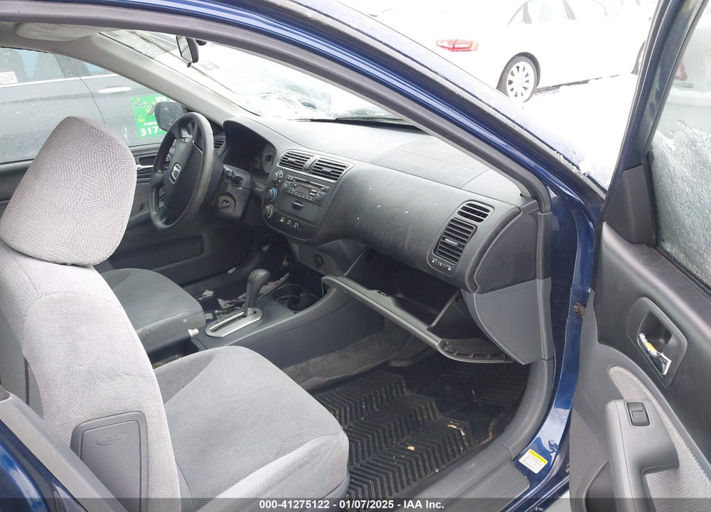 2002 HONDA CIVIC EX VIN: 1HGES26852L010812