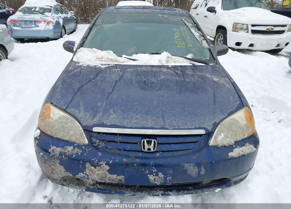 2002 HONDA CIVIC EX VIN: 1HGES26852L010812