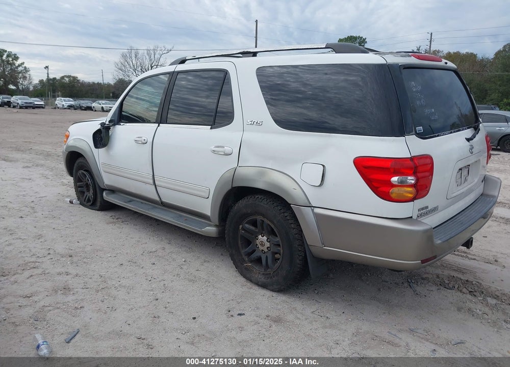 2003 TOYOTA SEQUOIA SR5 V8 VIN: 5TDZT34A83S167663