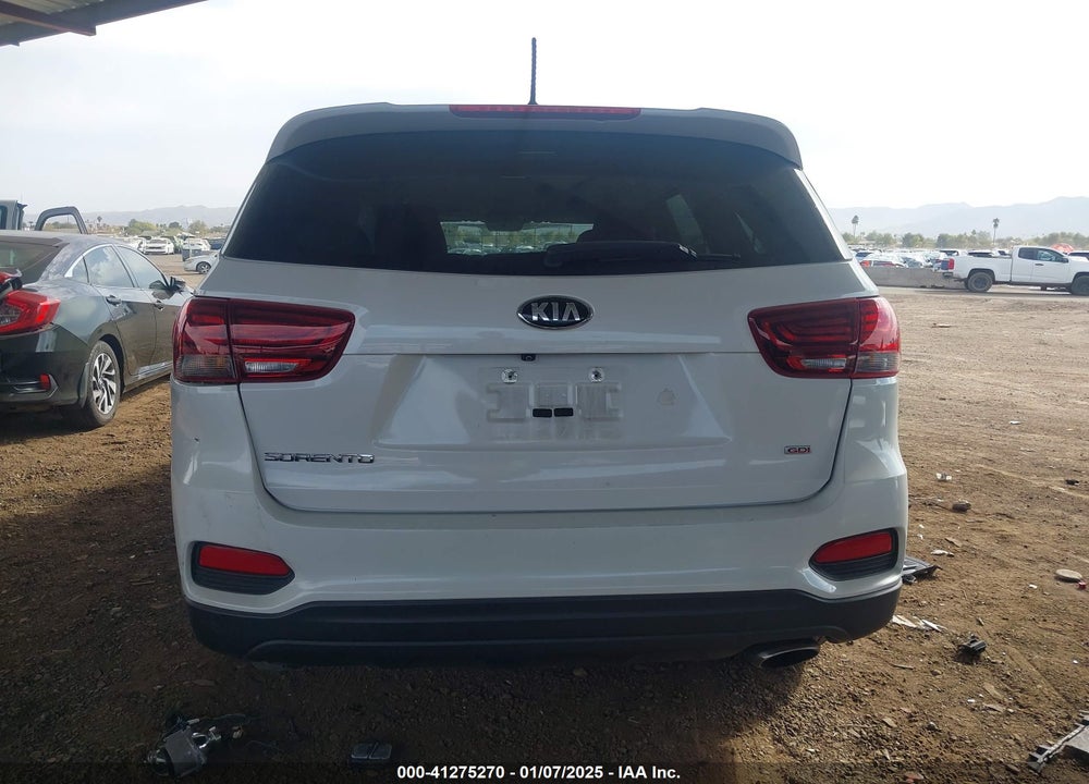 2019 KIA SORENTO 2.4L L VIN: 5XYPG4A36KG611142