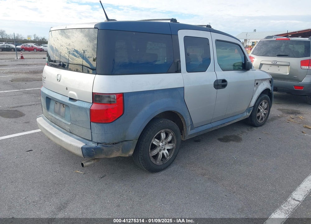 2006 HONDA ELEMENT EX VIN: 5J6YH18676L016188