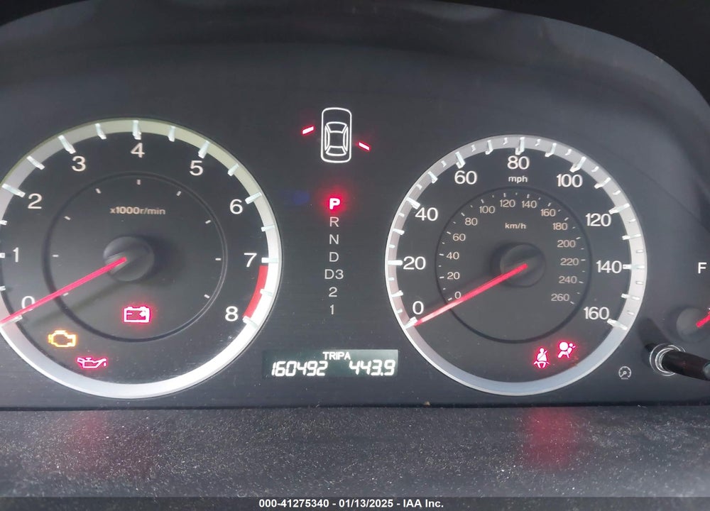 2012 HONDA ACCORD 2.4 EX VIN: 1HGCP2F71CA019830