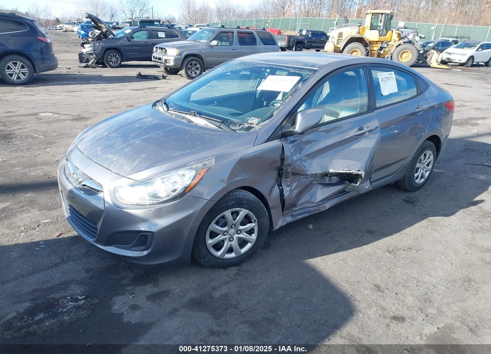 2014 HYUNDAI ACCENT GLS VIN: KMHCT4AEXEU759594