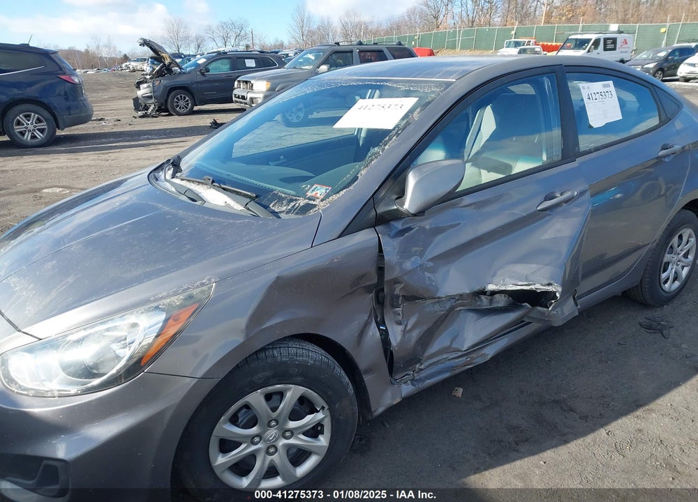 2014 HYUNDAI ACCENT GLS VIN: KMHCT4AEXEU759594