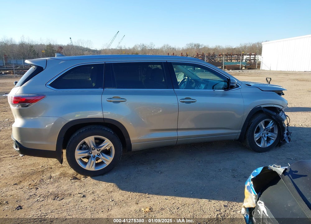 2014 TOYOTA HIGHLANDER LIMITED PLATINUM V6 VIN: 5TDDKRFH5ES038678