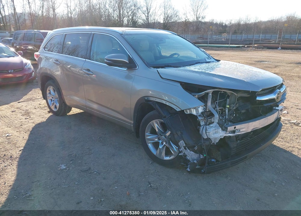 2014 TOYOTA HIGHLANDER LIMITED PLATINUM V6 VIN: 5TDDKRFH5ES038678