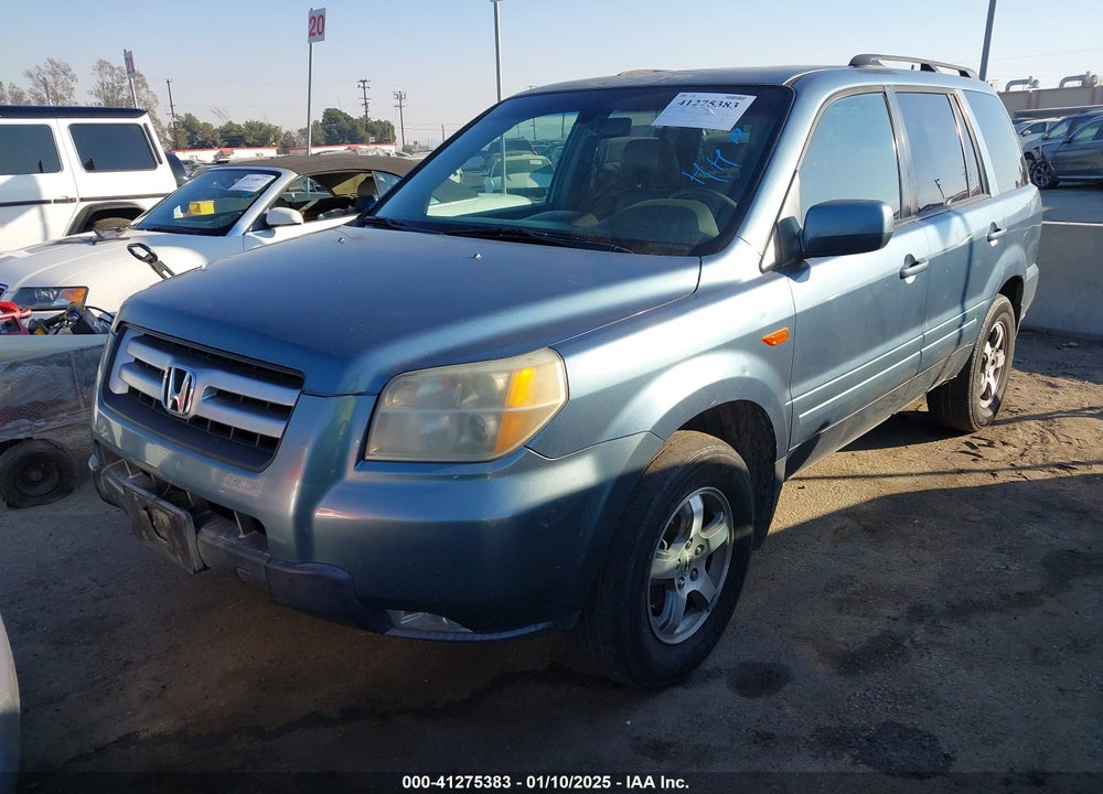 2006 HONDA PILOT EX-L VIN: 5FNYF28626B048602