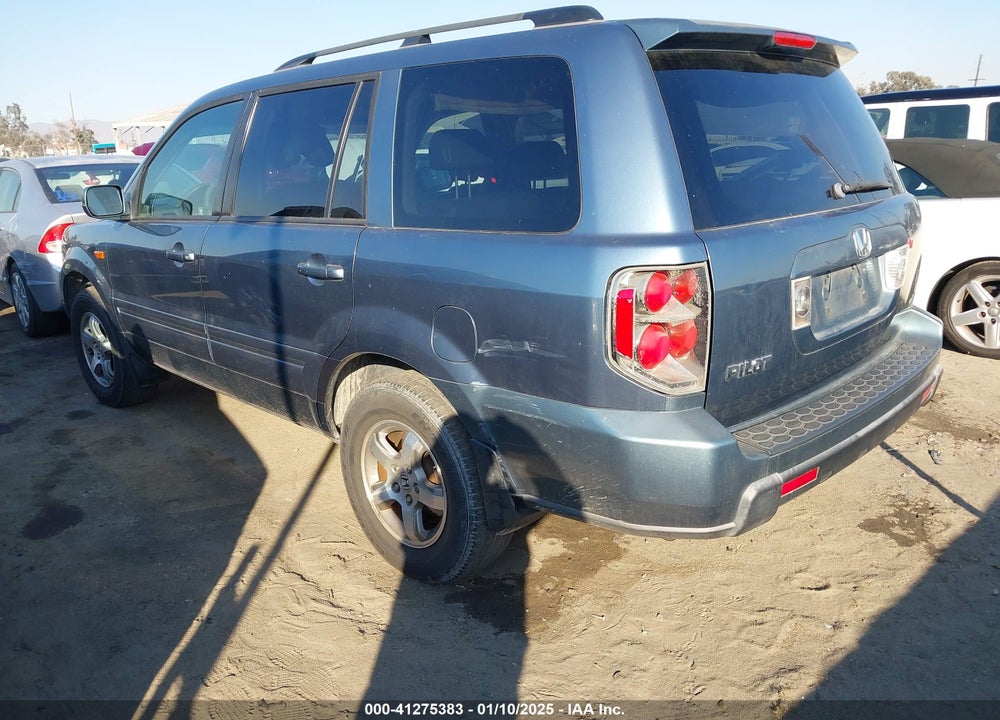 2006 HONDA PILOT EX-L VIN: 5FNYF28626B048602
