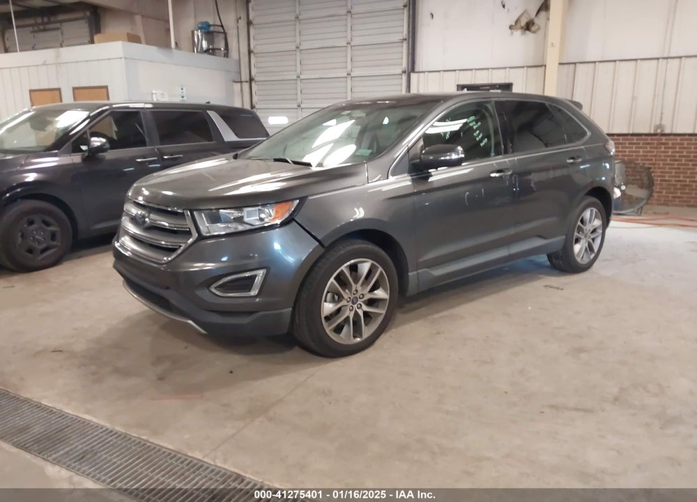 2018 FORD EDGE TITANIUM VIN: 2FMPK4K92JBB48609