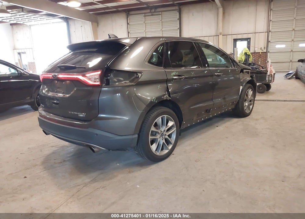 2018 FORD EDGE TITANIUM VIN: 2FMPK4K92JBB48609