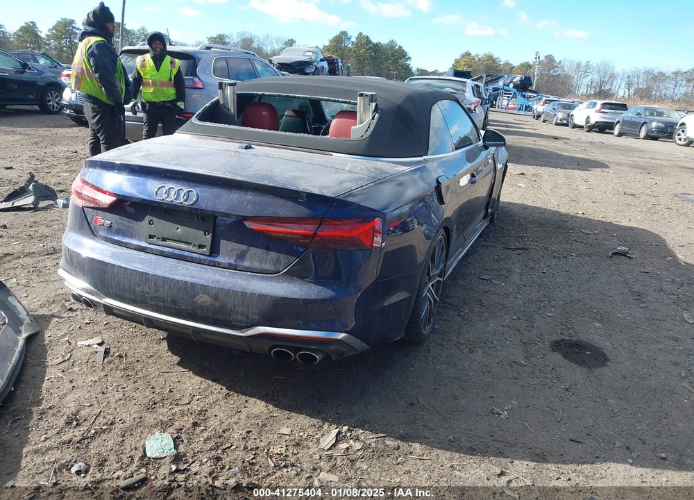 2020 AUDI S5 CABRIOLET VIN: WAUW4GF56LN001541